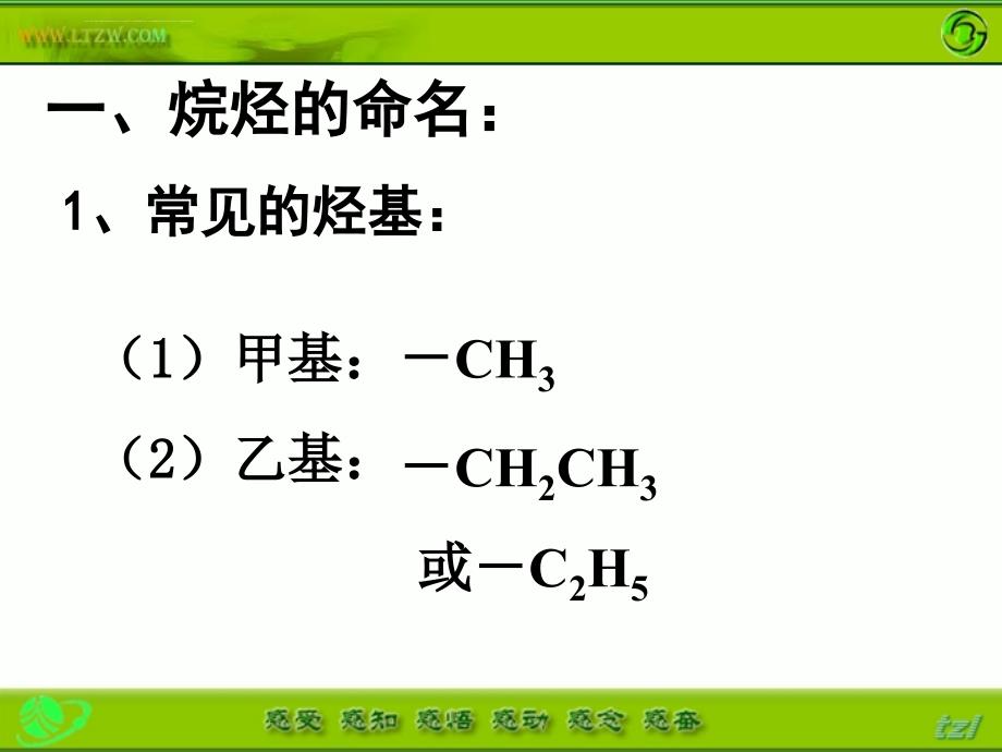 高考化学第一轮考点知识复习课件有机化学基础_第3页