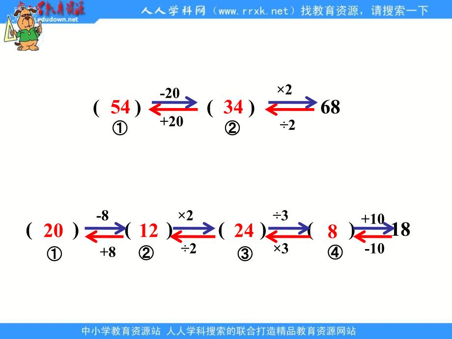 苏教版五年下《解决问题的策略--倒推》ppt课件之二_第4页