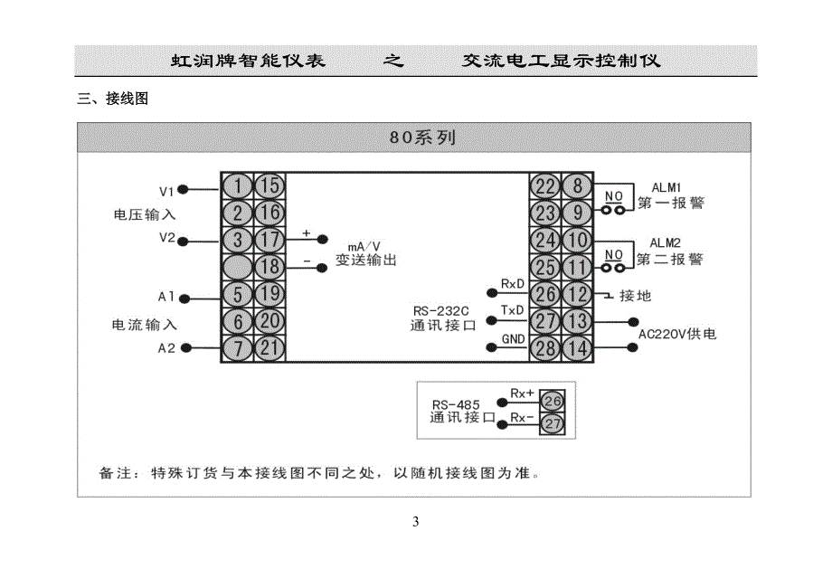 HR系列交流电工测量显示控制仪采用全隔离技术_第4页