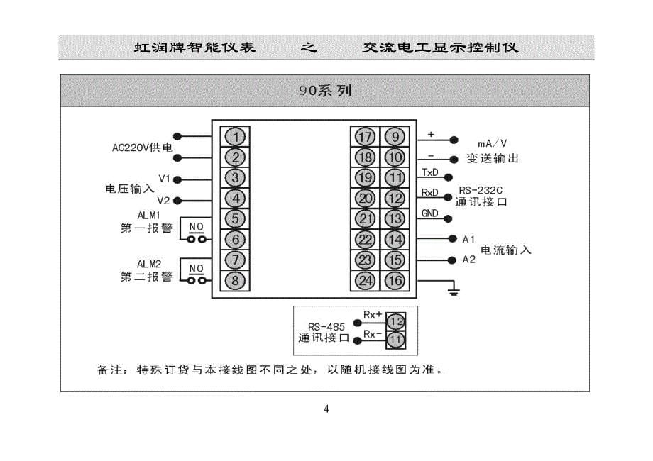 HR系列交流电工测量显示控制仪采用全隔离技术_第5页