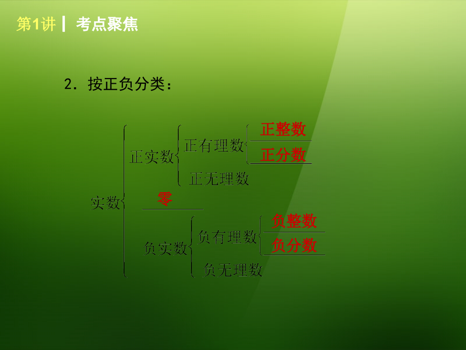 2014中考数学复习方案第一单元数与式课件新人教版_第4页