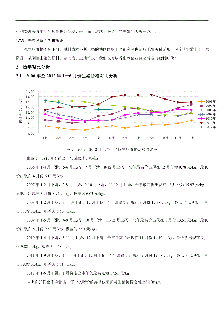 2012年上半年全国养猪形势分析_第4页