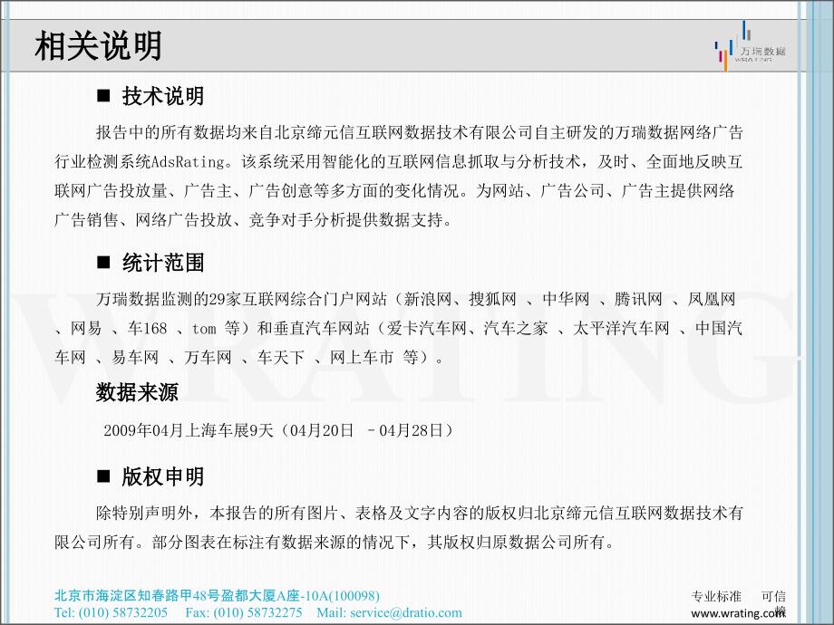 上海车展汽车行业网络广告投放监测报告课件_第2页