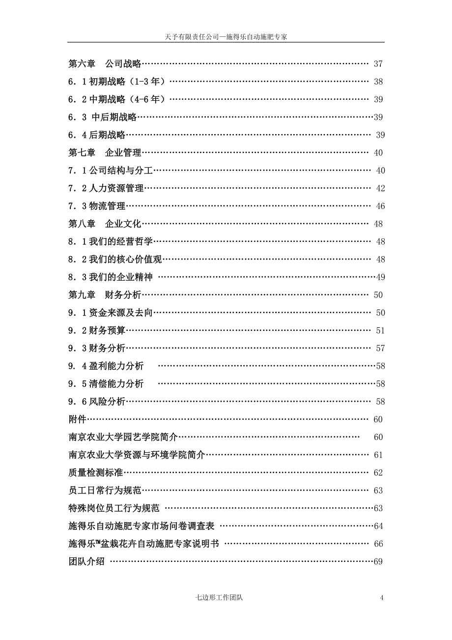 天予有限责任公司商业策划书_第4页