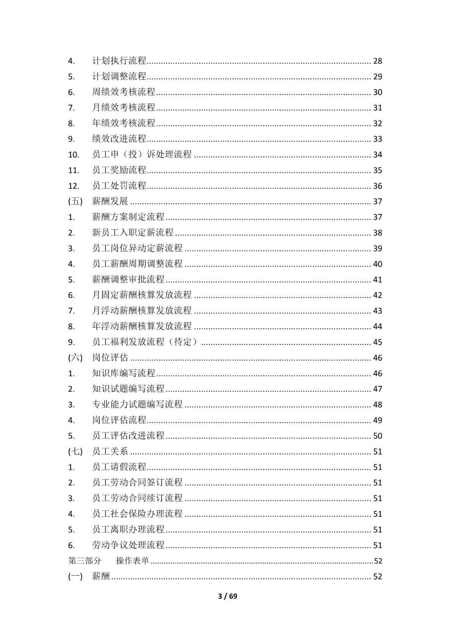 人力资源流程及表单精编_第3页