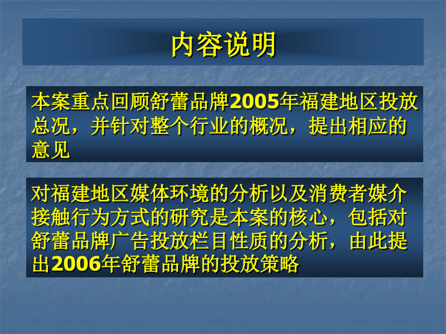 友协广告-丝宝集团福建市场2005年广告投放回顾与建议ppt培训课件_第4页