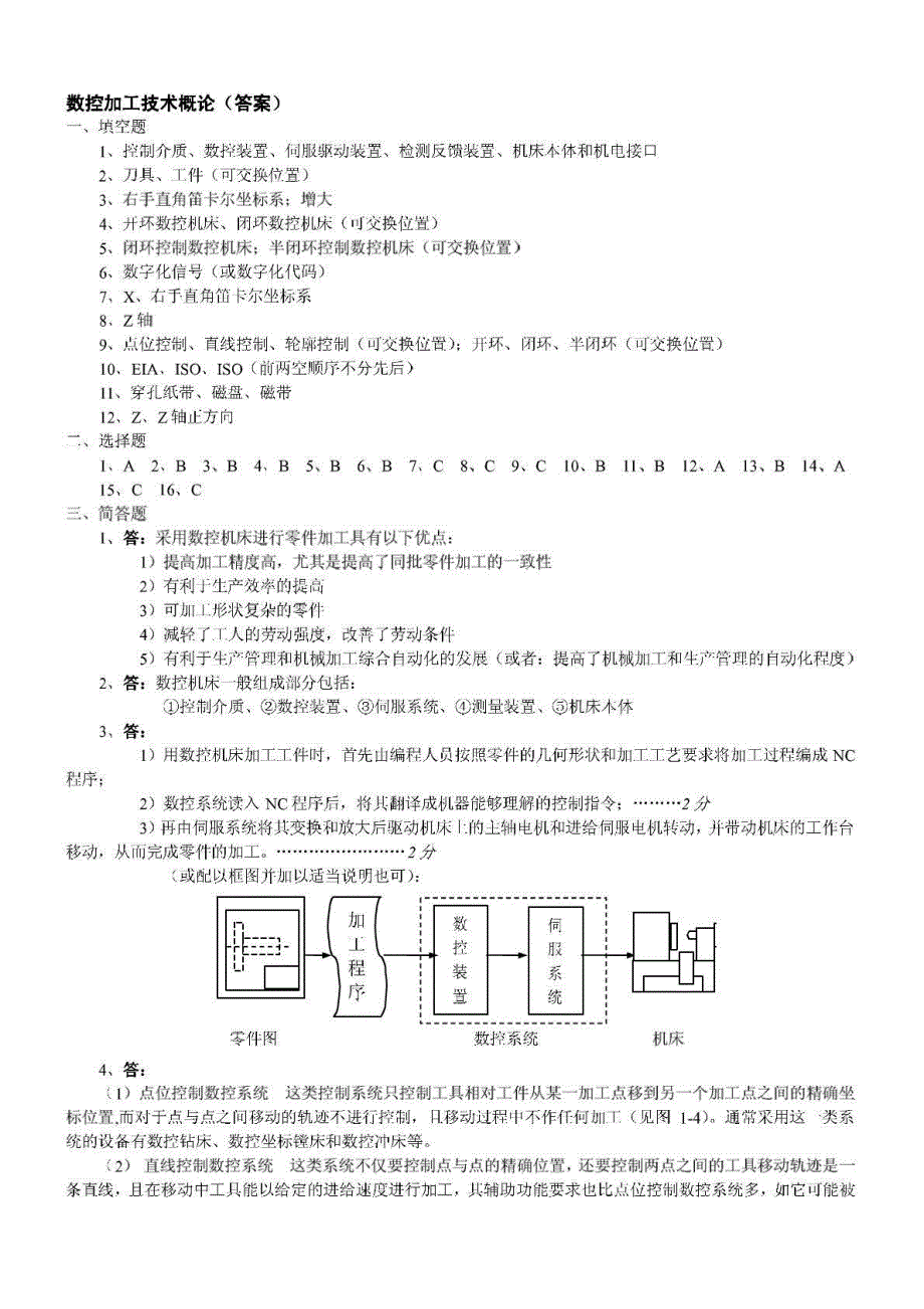 南华大学数控加工技术精品课程试卷题库_第3页