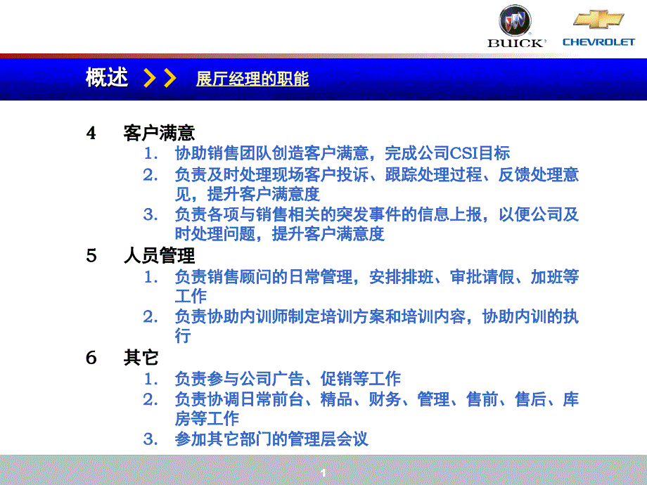 雪佛兰-汽车销售展厅经理职责和管理工具ppt培训课件_第2页