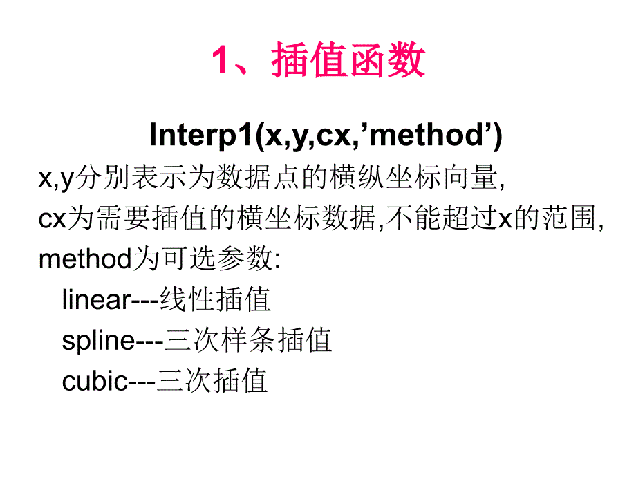 数据结构--拟合与插值_第1页