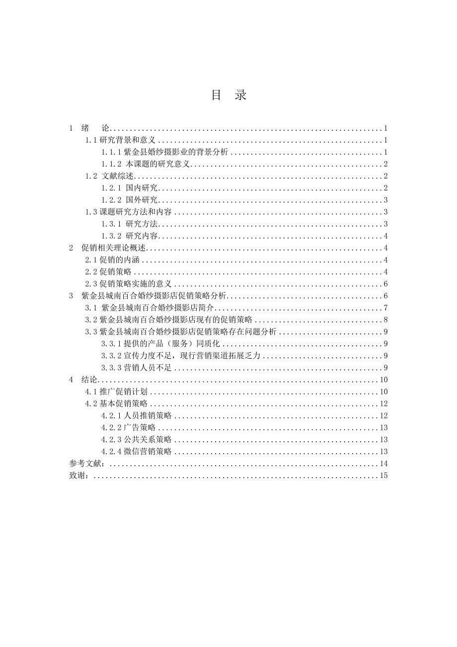 婚纱摄影店的促销策略分析_第5页