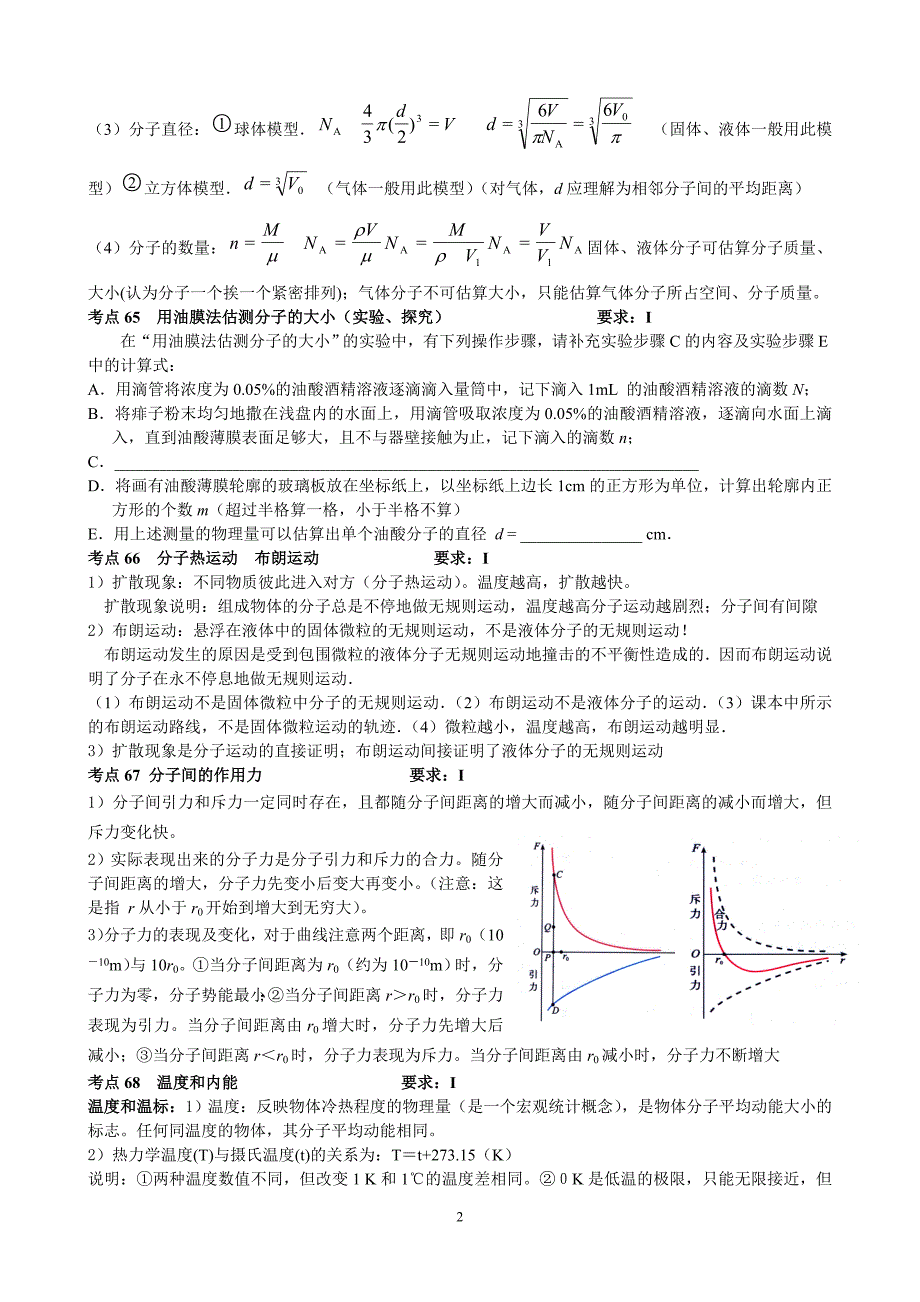 高中物理热学知识点打印版_第2页