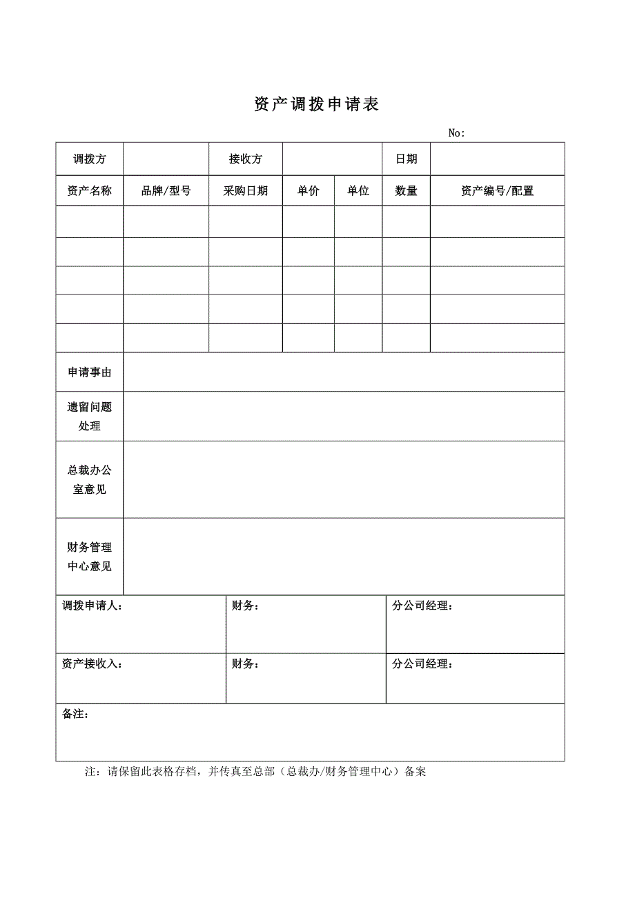 常用申请表格形式_第4页