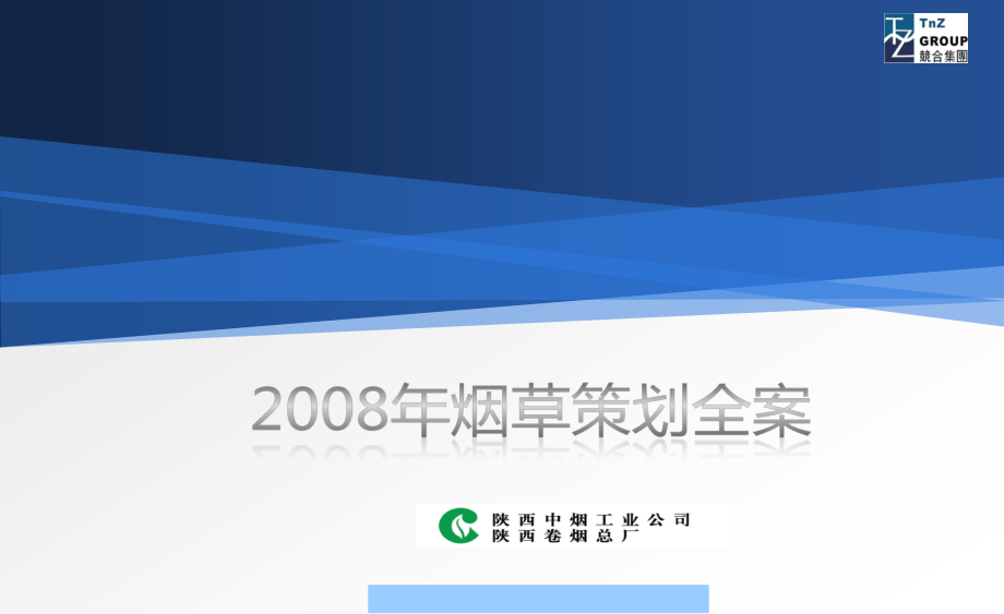 XX中烟工业公司2008年烟草策划全案_第1页