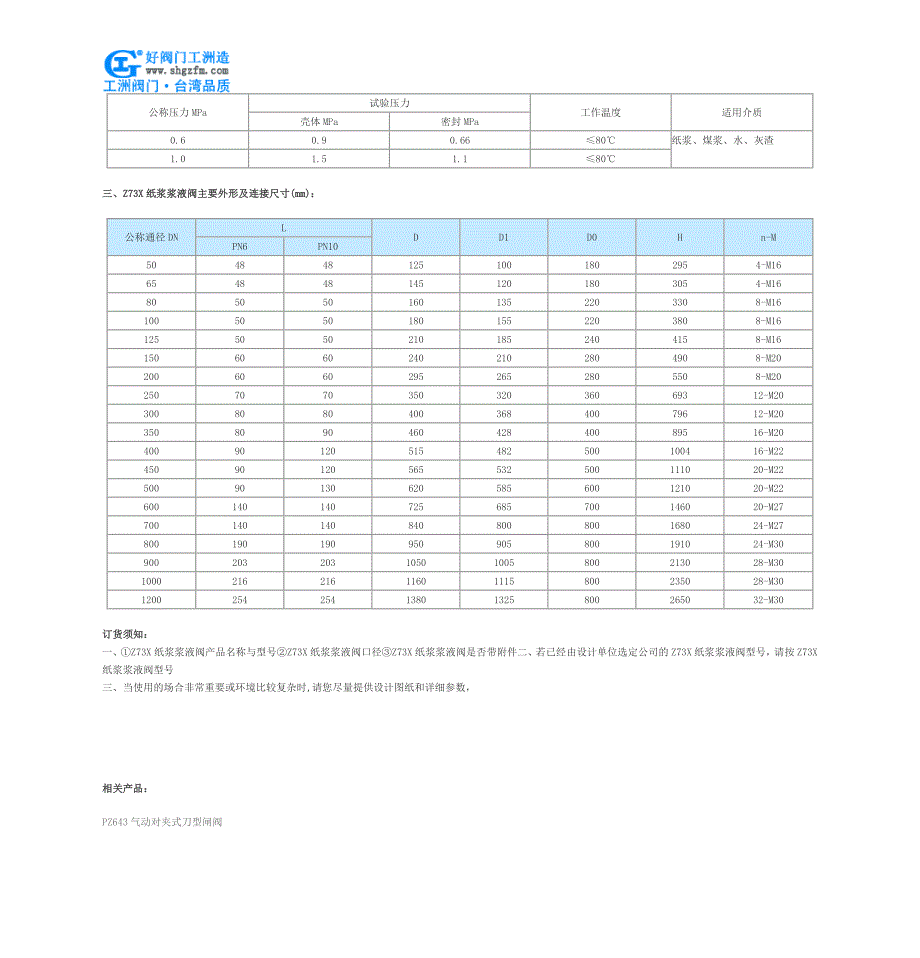 z73x纸浆浆液阀_第2页