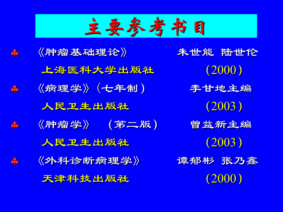 肿瘤病理概论ppt培训课件_第3页