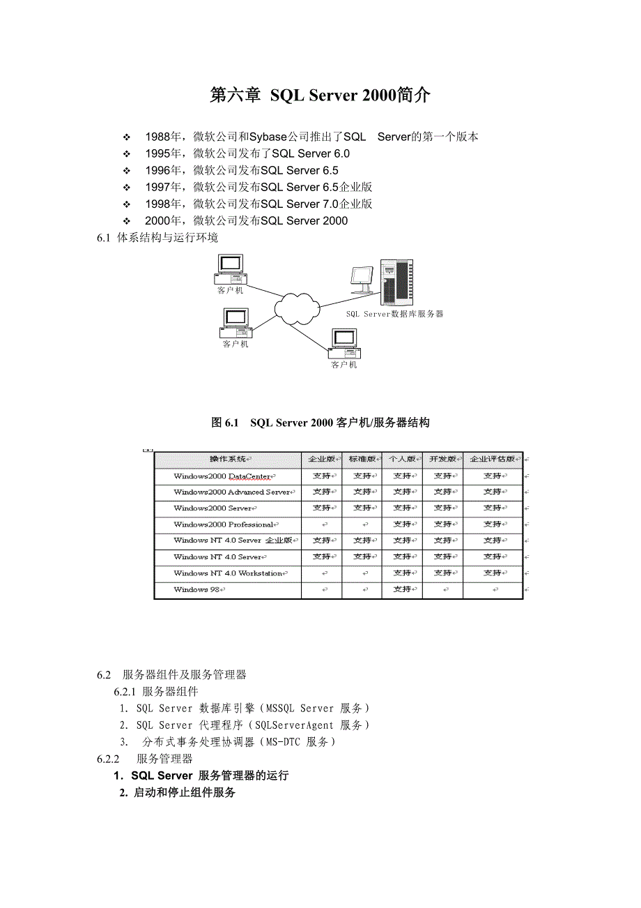 微软公司和sybase公司推出了sql_第1页