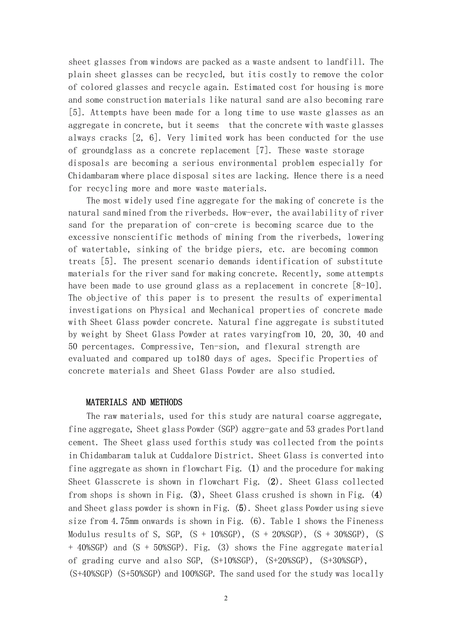之外文文献翻译—将磨碎玻璃作为混凝土细骨料的应用_第3页