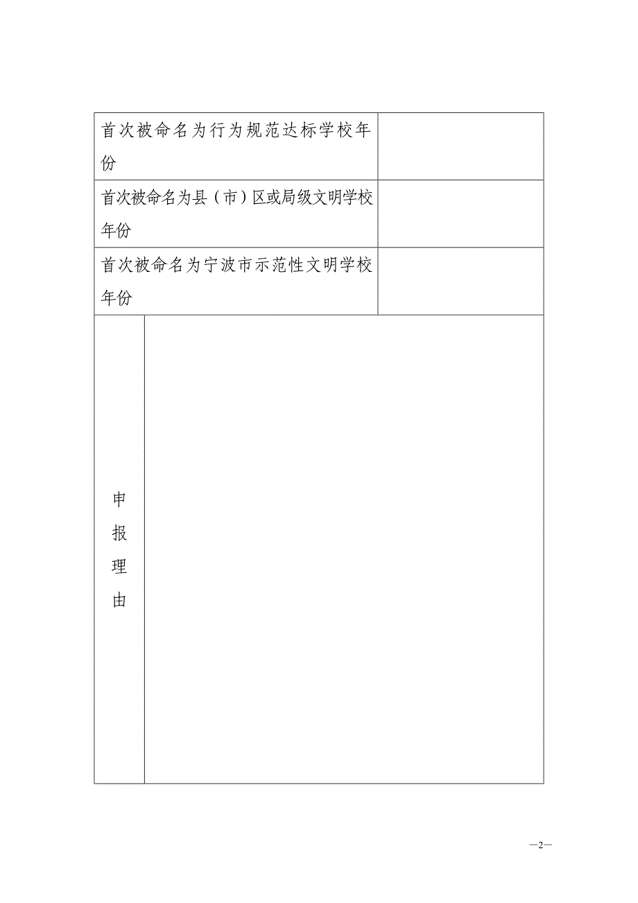 宁波市第七轮示范性文明学校申报表_第2页