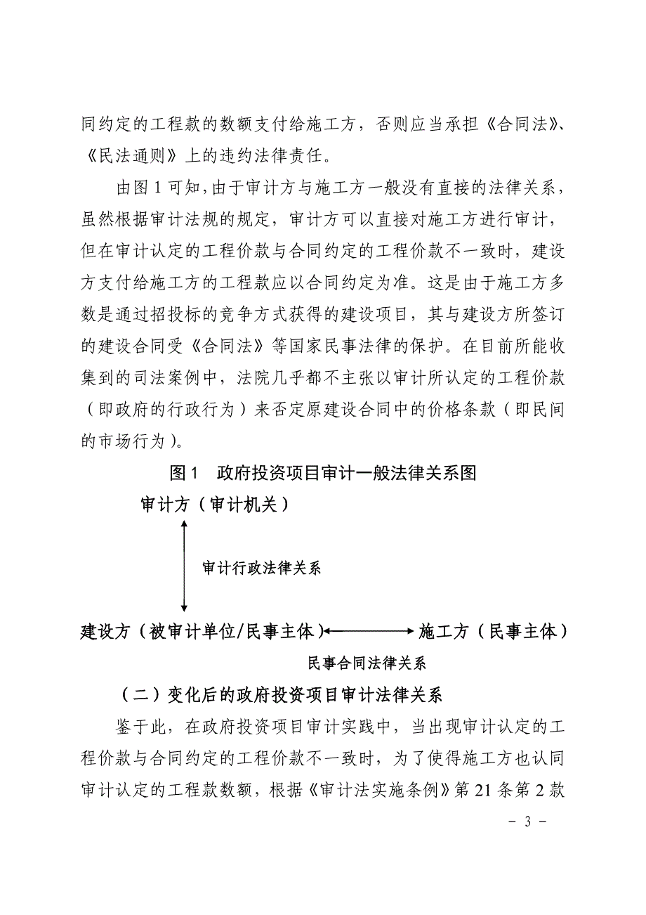 关于简化政府投资项目审计程序的法理思考_第3页