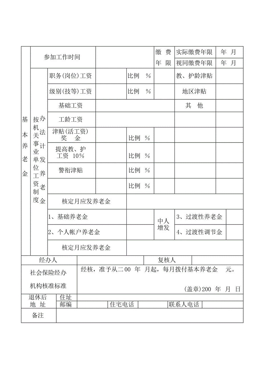 干部退休审批表_第3页