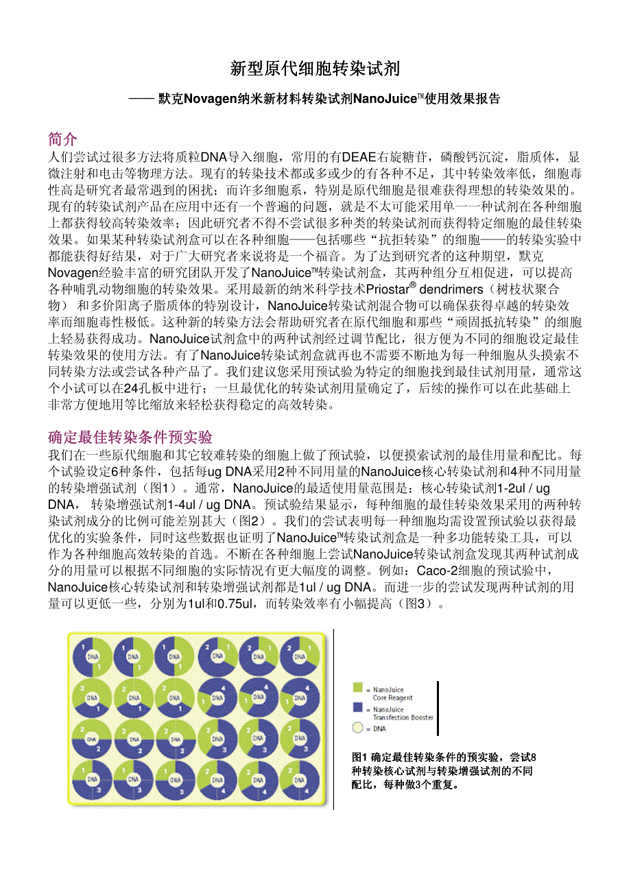 新型原代细胞转染试剂新型原代细胞转染试剂新型原代细..._第1页