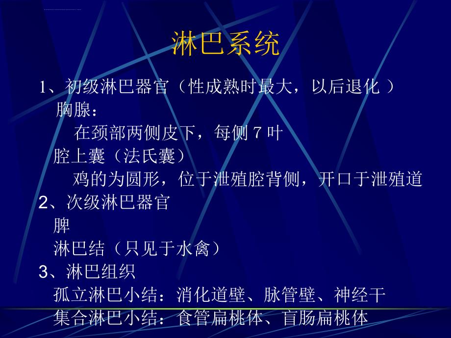 鸡的解剖心血管系统淋巴系统内分泌系统其他课件_第4页