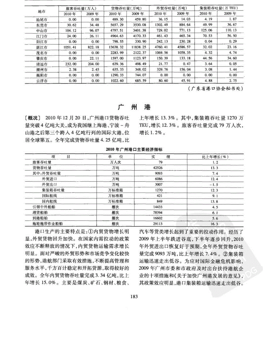 2010年广东省港口发展报告_第4页