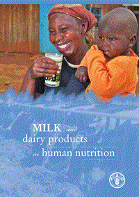 人类营养中的牛奶和奶制品