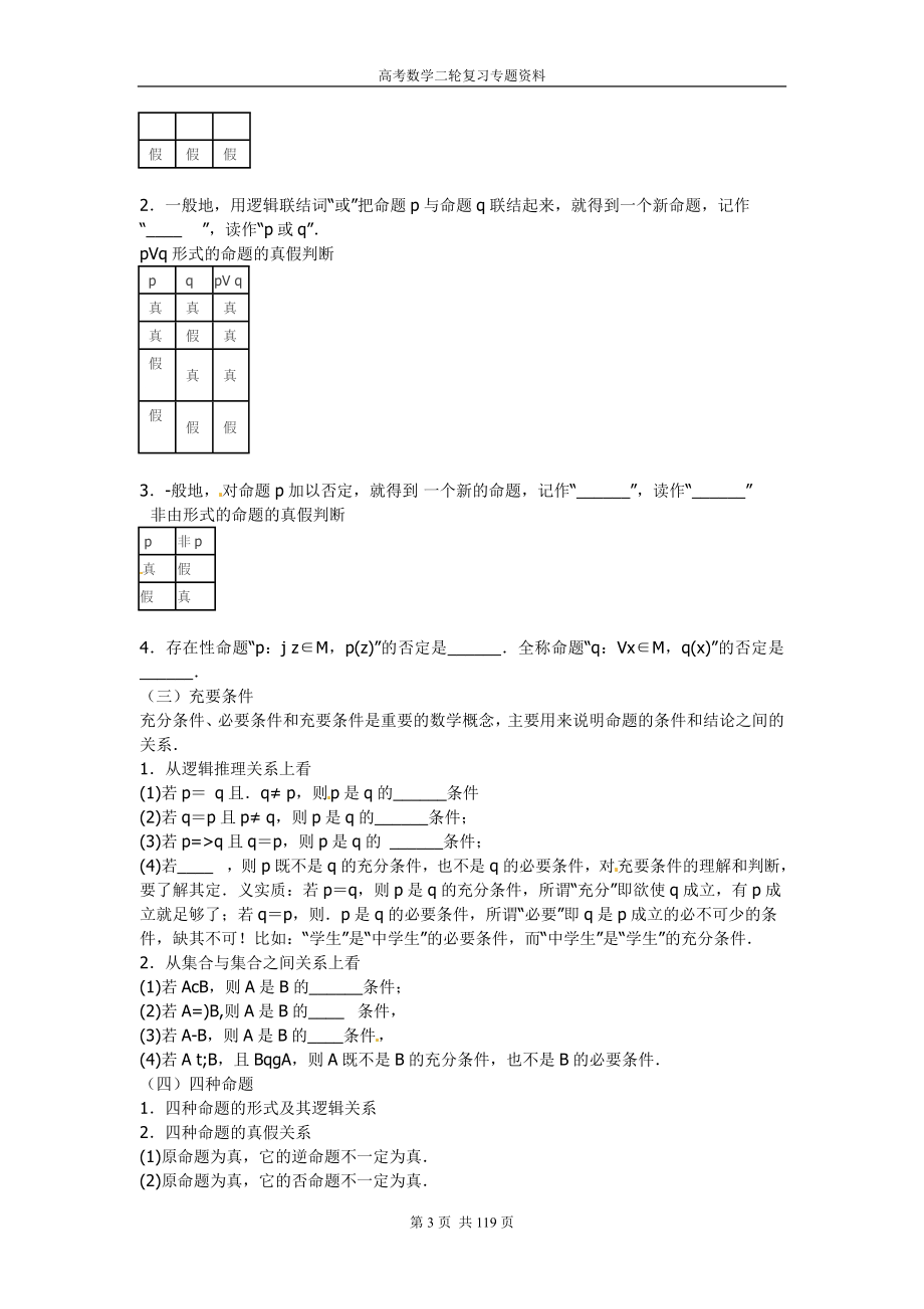 2014年高考数学二轮复习专题讲练资料考点汇编_第4页