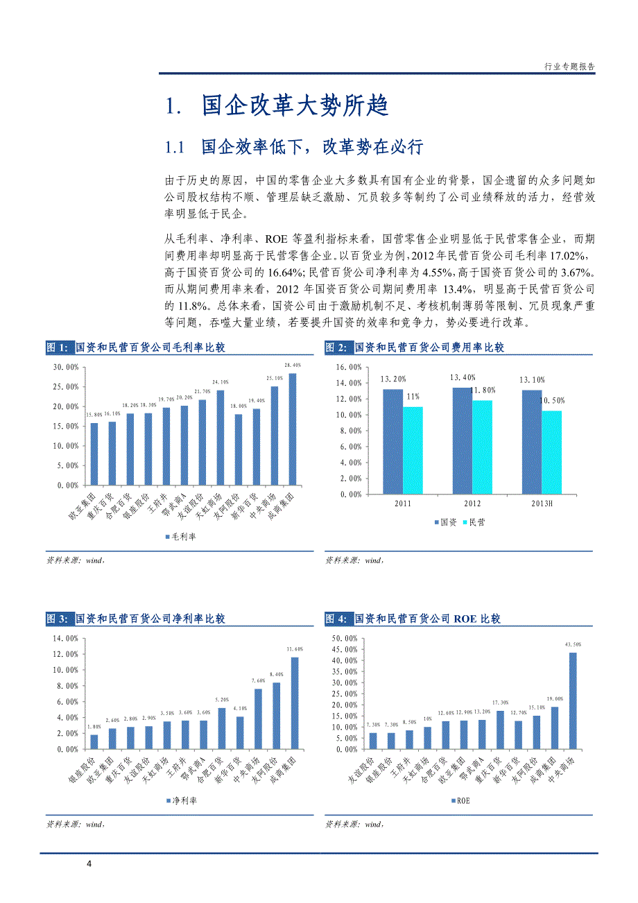 零售业国企改革专题报告_第4页