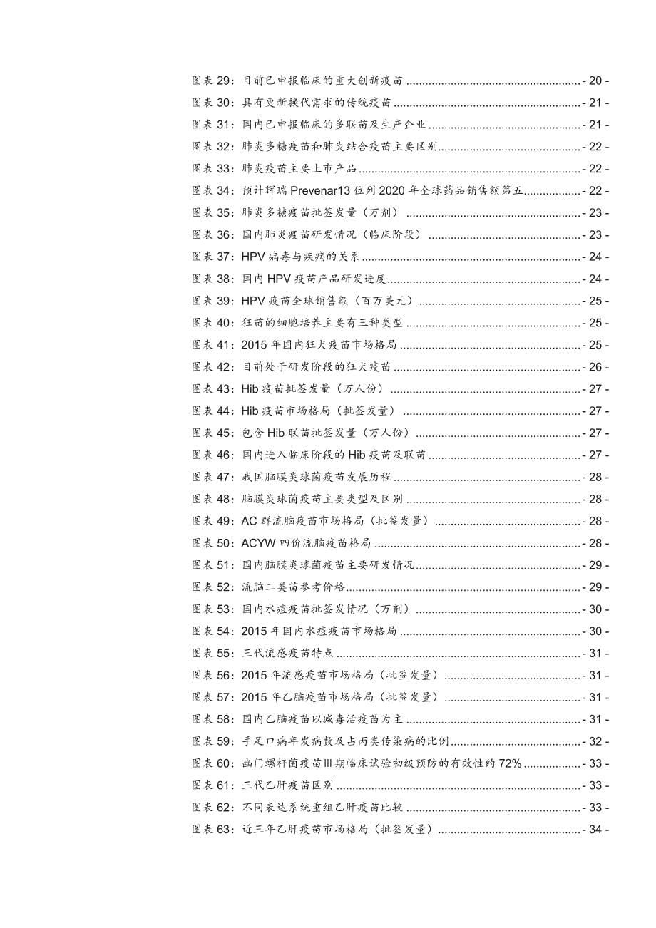 疫苗行业专题报告2016：疫苗需求持续扩大，关注品种升级换代_第5页