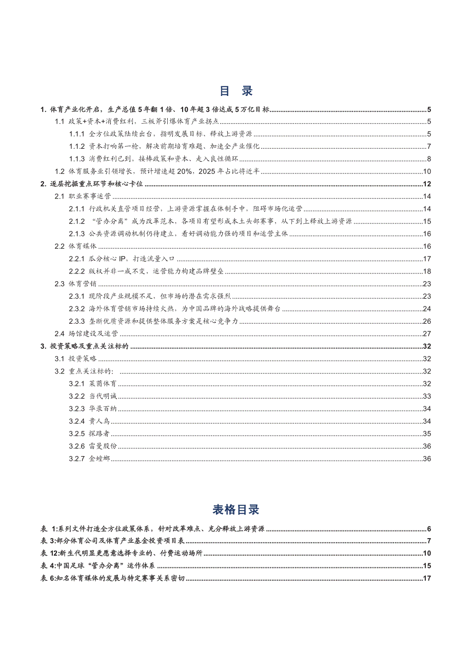 体育产业化深度研究报告：体育产业化启程，竞演业率先爆发_第2页