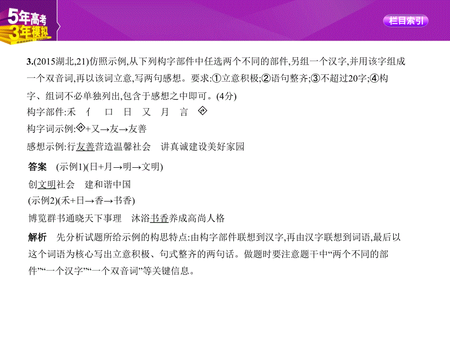 专题十一_选用仿用变换句式正确运用常见的修辞手法课件_第4页