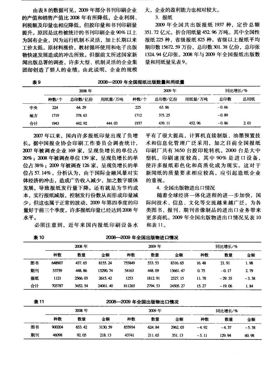 2009年新闻出版印刷用纸市场综述_第4页