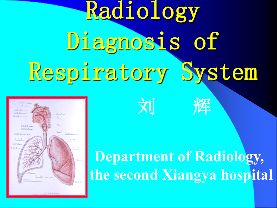 呼吸系统放射学诊断刘辉__第1页