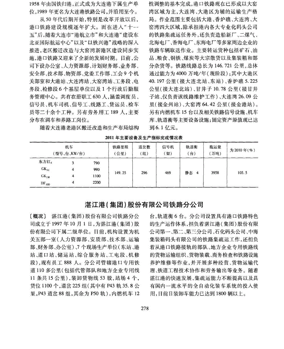 2011年中国港口铁路运输行业报告_第4页