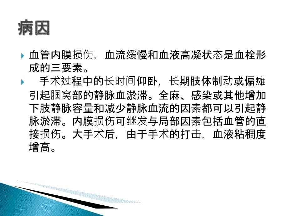 高龄患者深静脉血栓形成的预防与护理课件_第5页