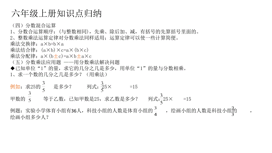 六年级上册知识点归纳_第3页