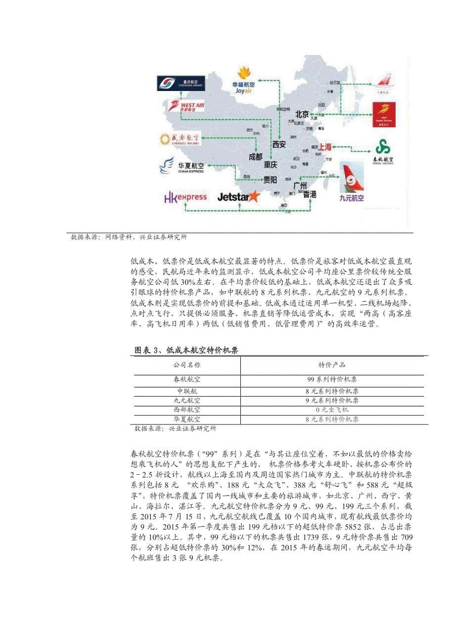 低成本航空运输行业深度研究报告：“春秋”战国，中国低成本航空迎来爆发期_第5页