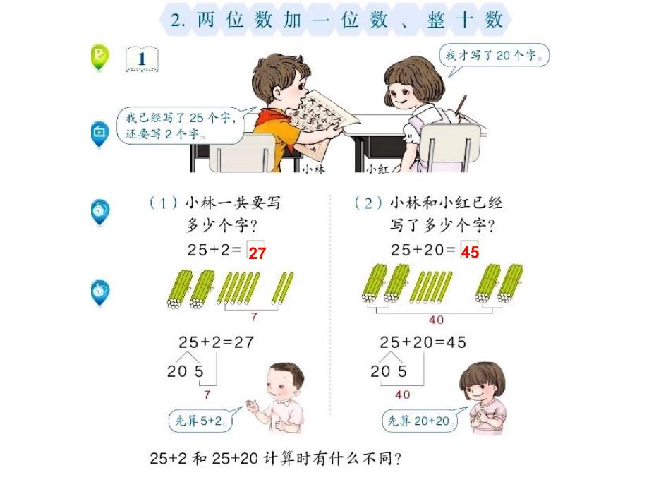 人教版小学一年级数学下册《练习十五》_第2页