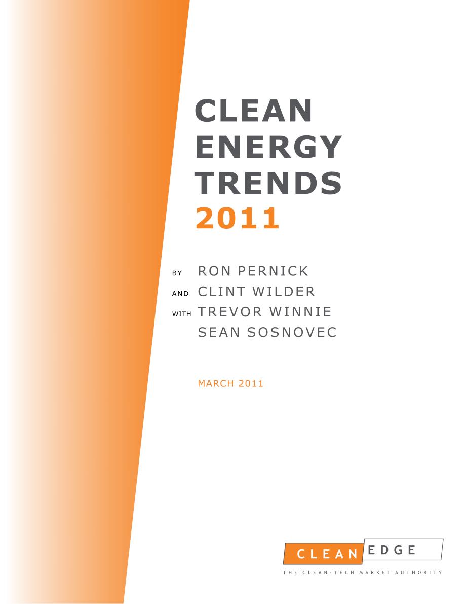 清洁能源趋势2011_第1页
