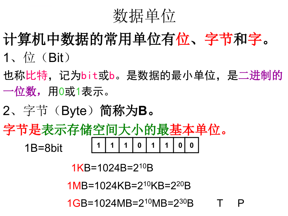 计算机应用基础数据在计算机中的表示课件_第3页