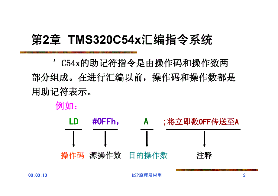 TMS320C54x汇编指令系统_第2页