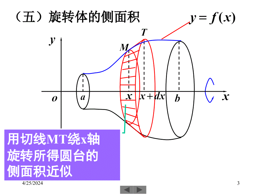 清华大学微积分（高等数学）课件第20讲定积分的应用（二）_第3页