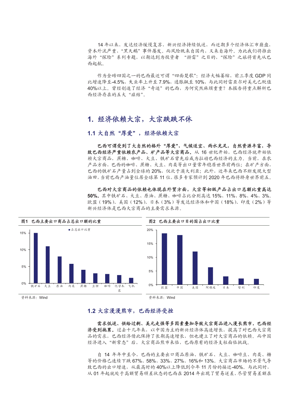 巴西经济怎么了：成也大宗，败也大宗_第4页