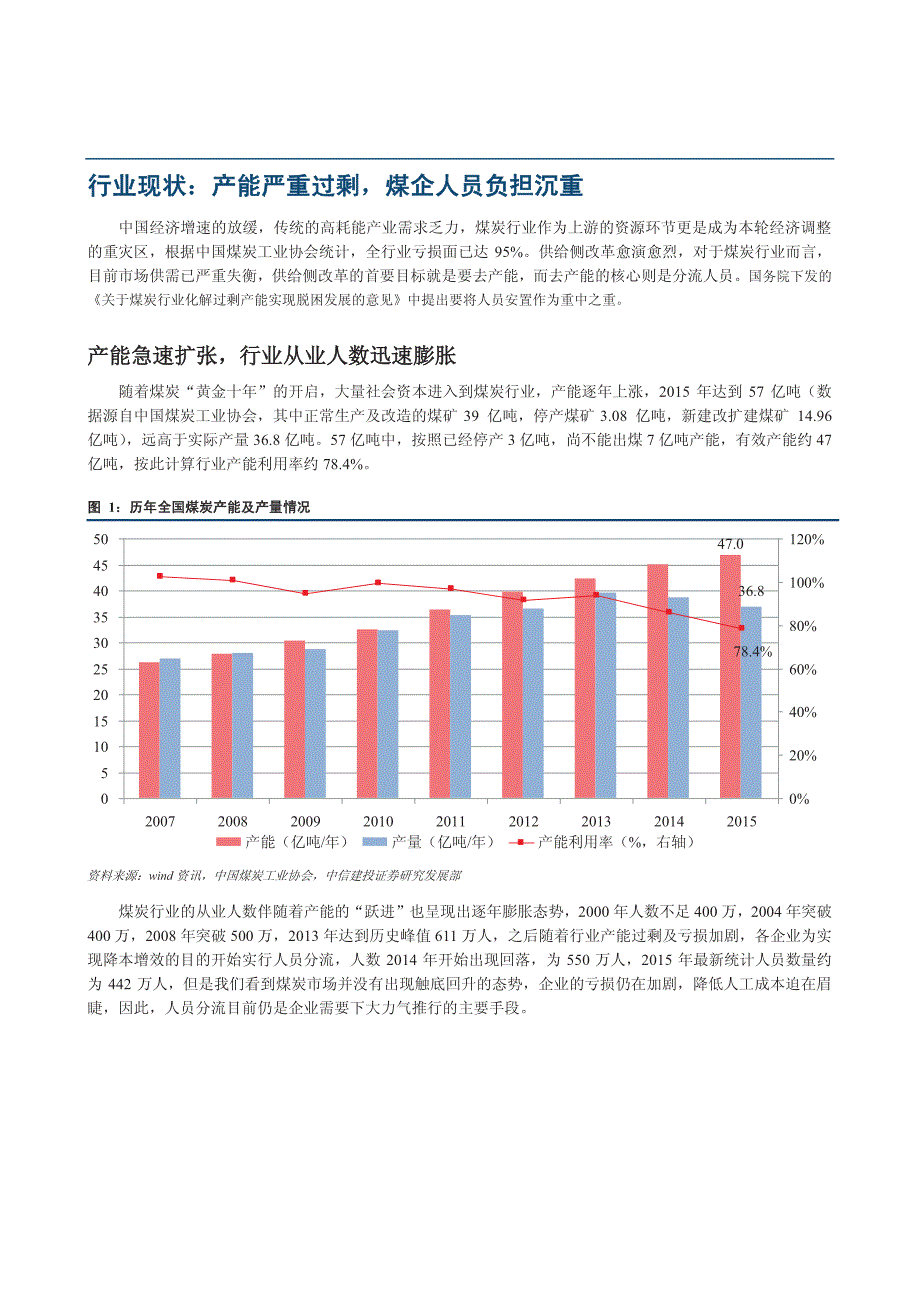 煤炭供给侧改革之人员篇：效率低，负担重，剥离员工有望达100万_第4页