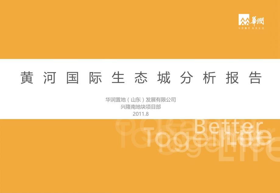 黄河国际生态城分析课件_第1页