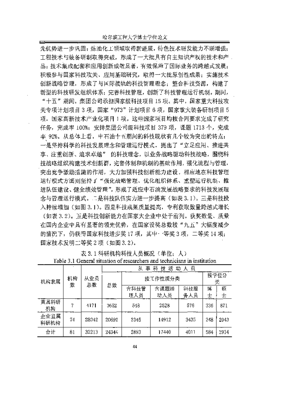 中石油集团自主创新机制及能力评价研究_第3页