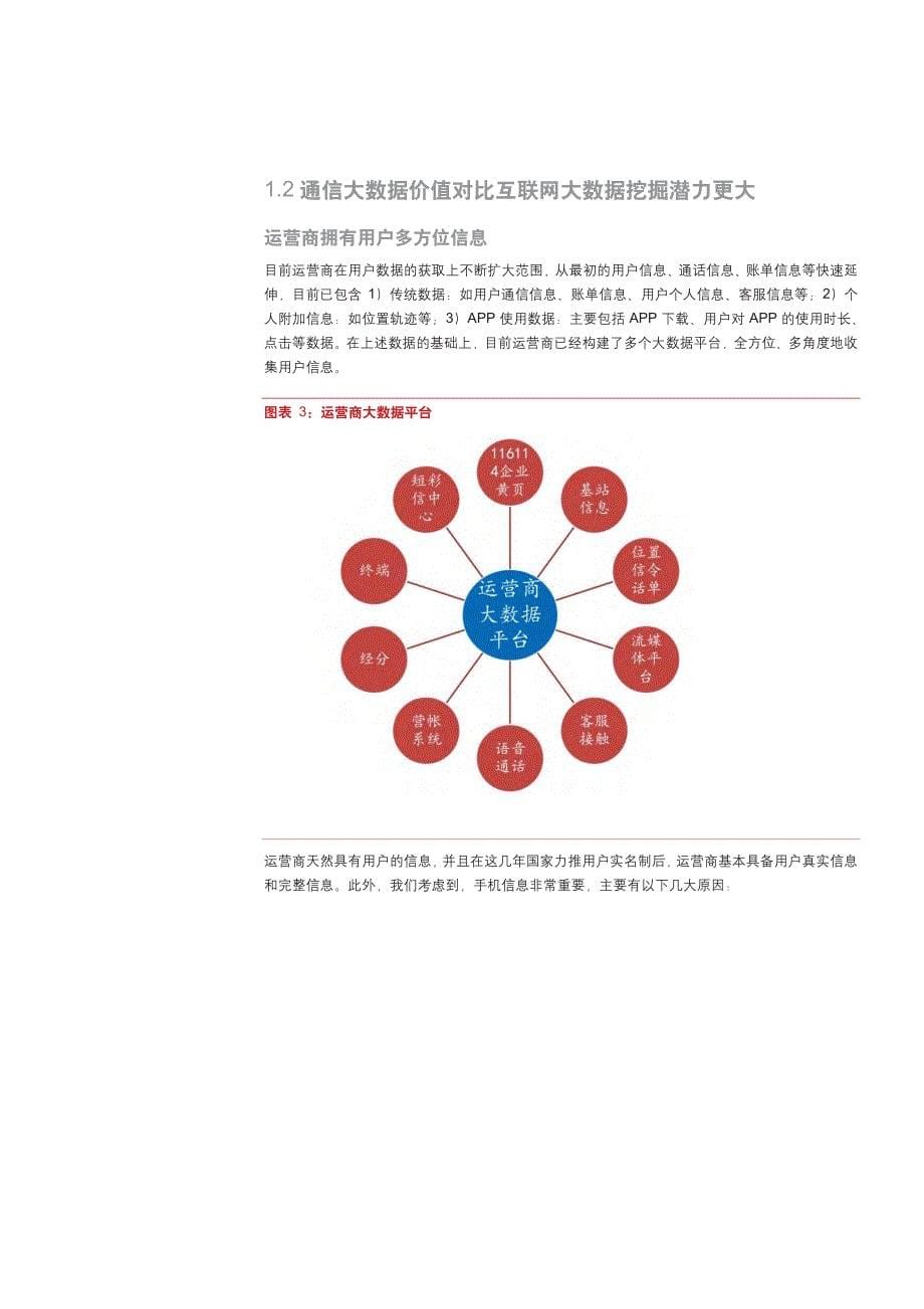 通信行业运营商大数据专题报告：大数据将迎来黄金时代_第5页