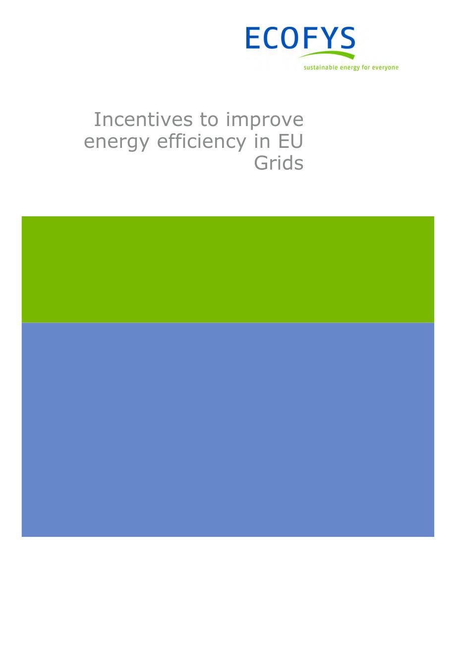 改善欧盟电网能源效率的刺激措施_第1页